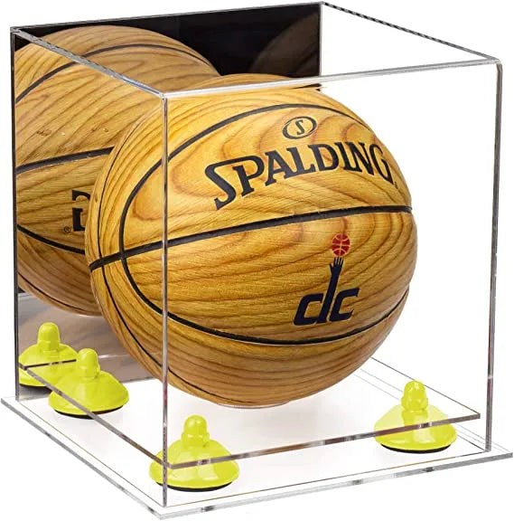 Acrylic Full Size Basketball Display Case for sale on Better Display Cases