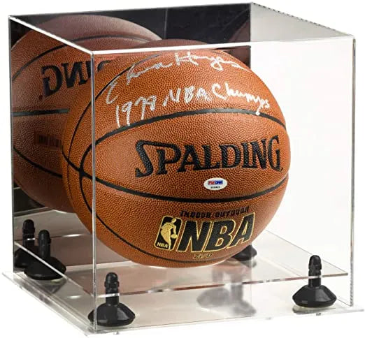 Acrylic Full Size Basketball Display Case for sale on Better Display Cases