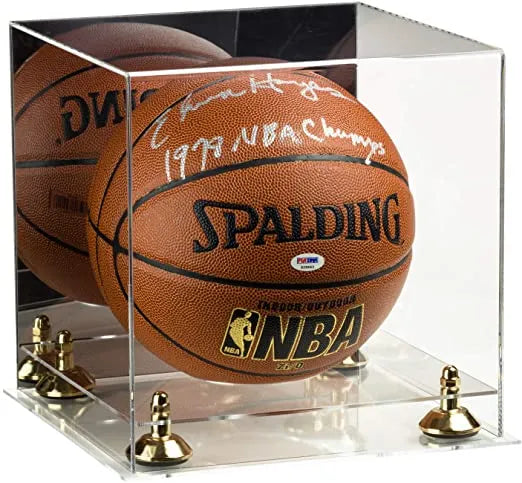 Acrylic Full Size Basketball Display Case for sale on Better Display Cases