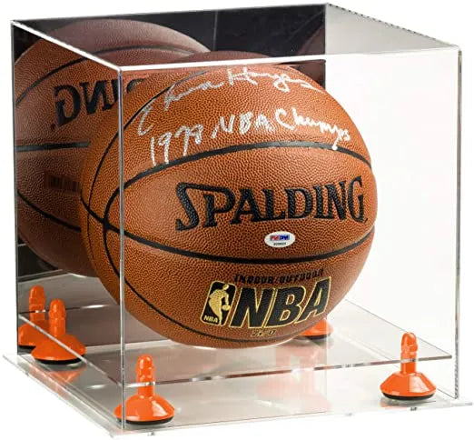 Acrylic Full Size Basketball Display Case for sale on Better Display Cases