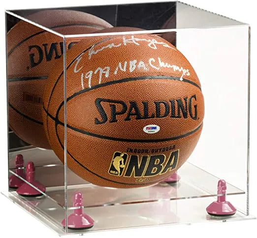 Acrylic Full Size Basketball Display Case for sale on Better Display Cases