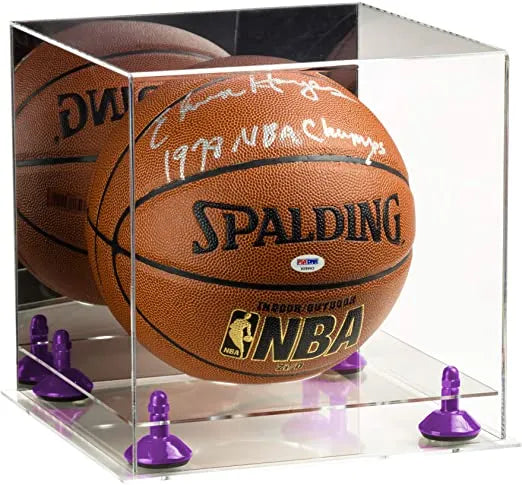 Acrylic Full Size Basketball Display Case for sale on Better Display Cases