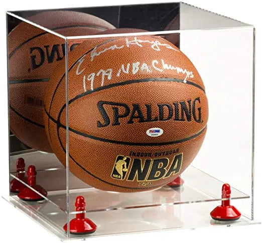 Acrylic Full Size Basketball Display Case for sale on Better Display Cases