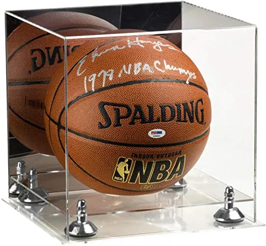 Acrylic Full Size Basketball Display Case for sale on Better Display Cases