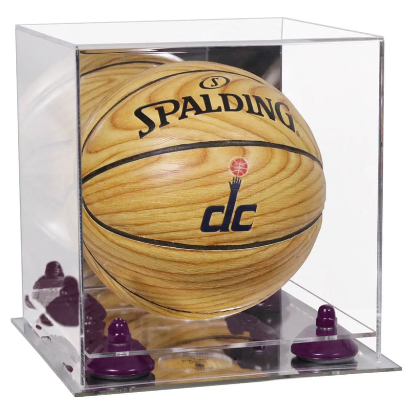 Acrylic Full Size Basketball Display Case for sale on Better Display Cases