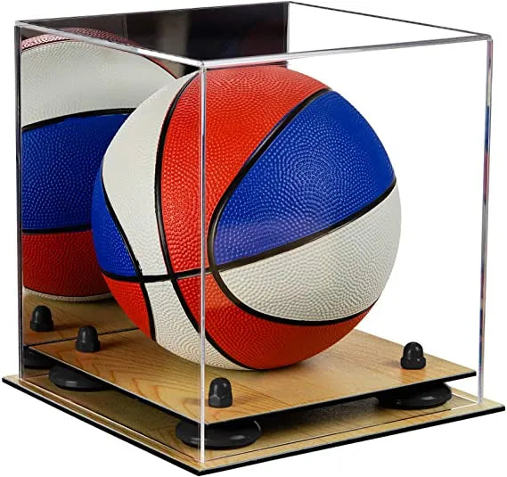 Acrylic Full Size Basketball Display Case for sale on Better Display Cases