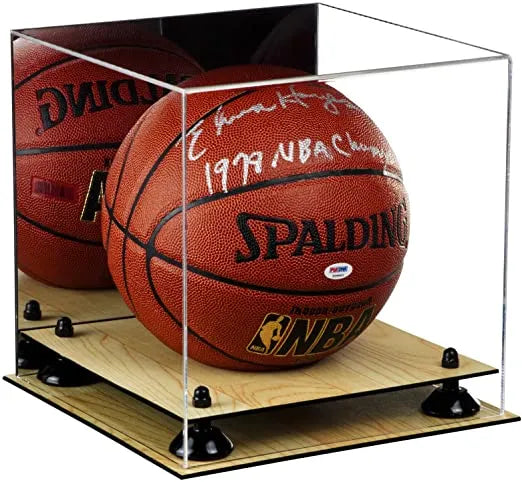 Acrylic Full Size Basketball Display Case for sale on Better Display Cases