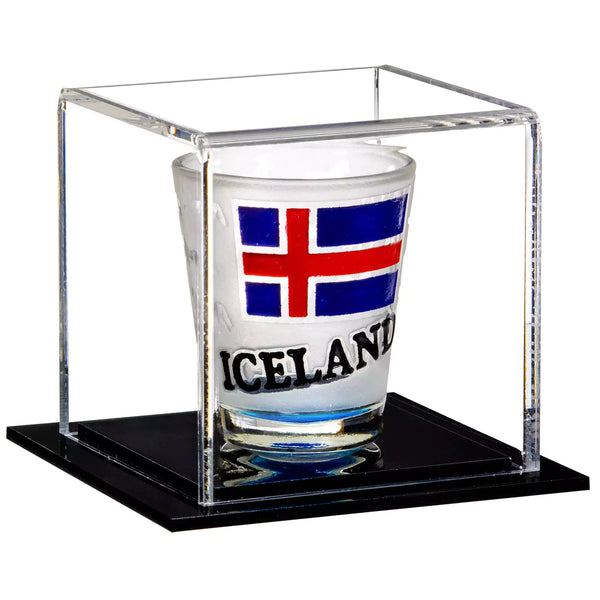 acrylic shot glass display case for sale on better display cases