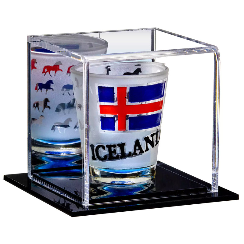 acrylic shot glass display case for sale on better display cases