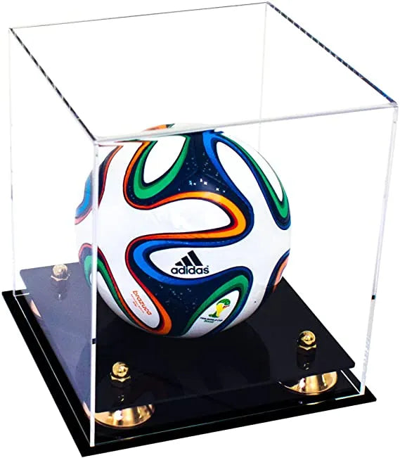 acrylic soccer ball display case for sale on Better Display Cases