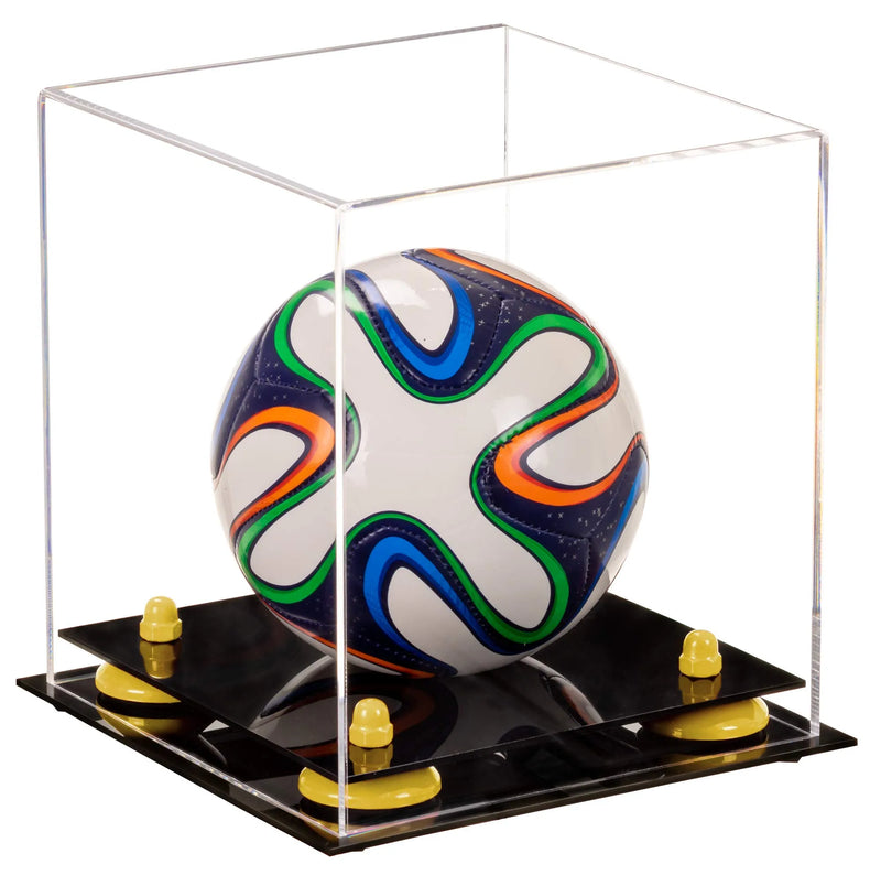 acrylic soccer ball display case for sale on Better Display Cases