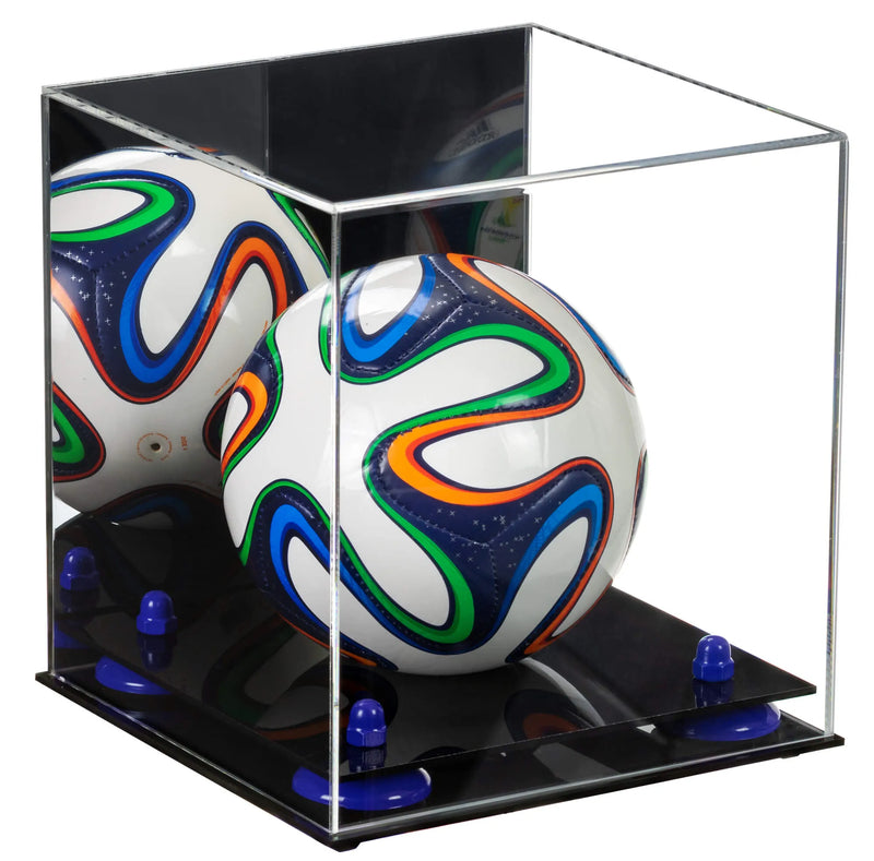 acrylic soccer ball display case for sale on Better Display Cases