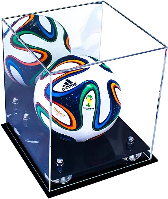 acrylic soccer ball display case for sale on Better Display Cases