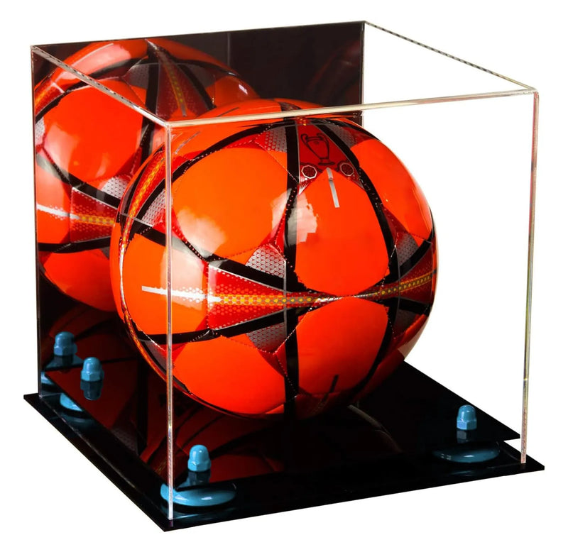 Acrylic Soccer Ball Display Case - Mirror (B02/A027)