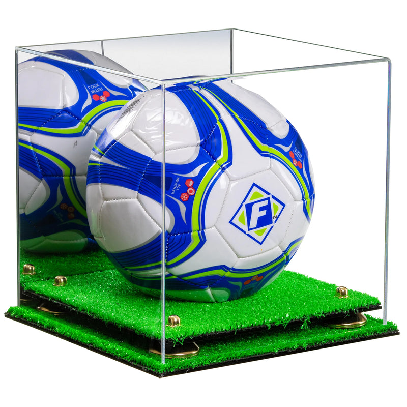 acrylic soccer ball display case for sale on Better Display Cases