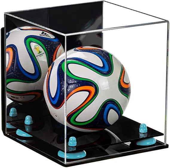 acrylic soccer ball display case for sale on Better Display Cases