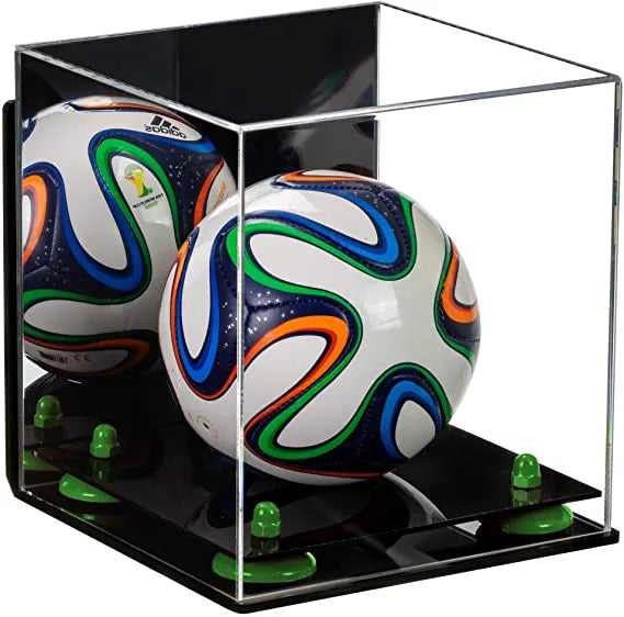 acrylic soccer ball display case for sale on Better Display Cases