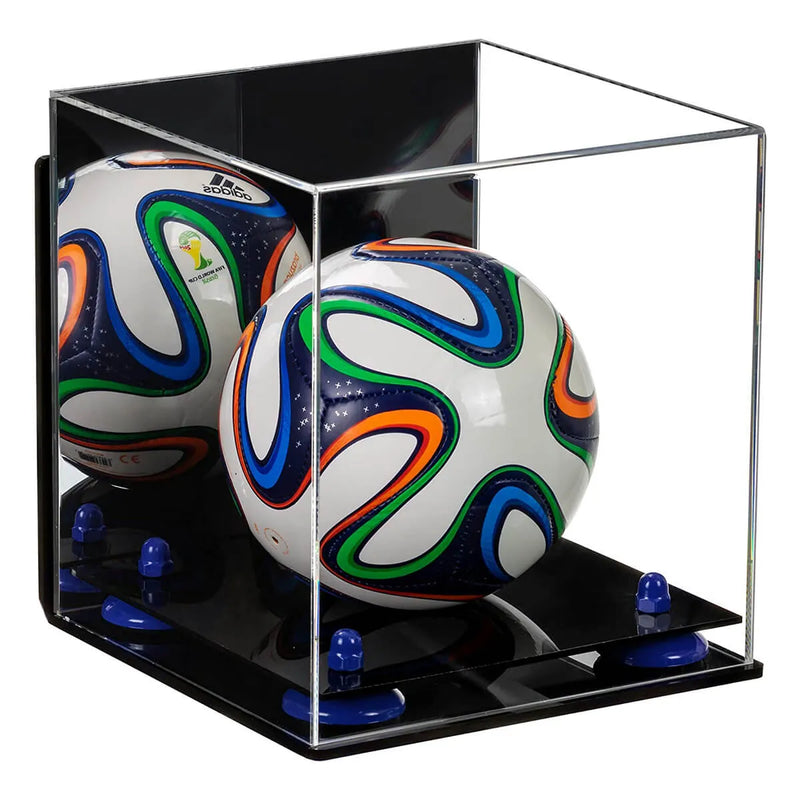 acrylic soccer ball display case for sale on Better Display Cases