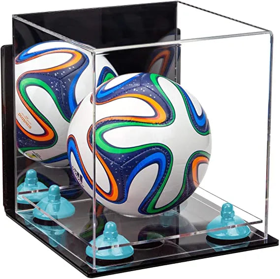 acrylic soccer ball display case for sale on Better Display Cases