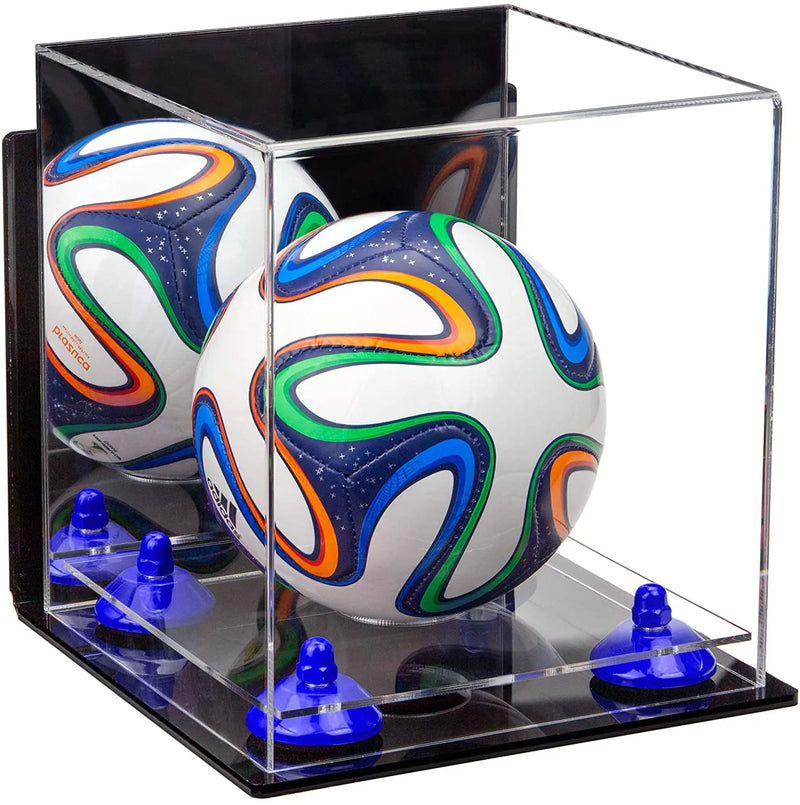 acrylic soccer ball display case for sale on Better Display Cases