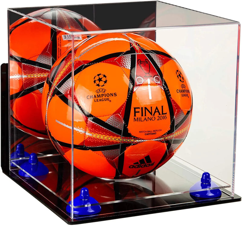 acrylic soccer ball display case for sale on Better Display Cases