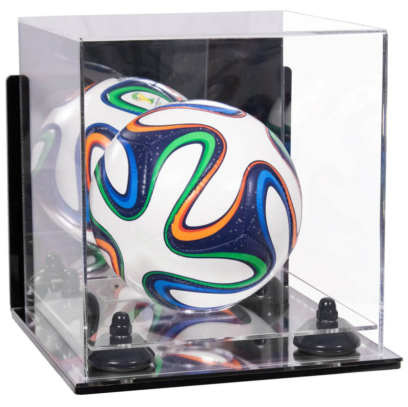 acrylic soccer ball display case for sale on Better Display Cases