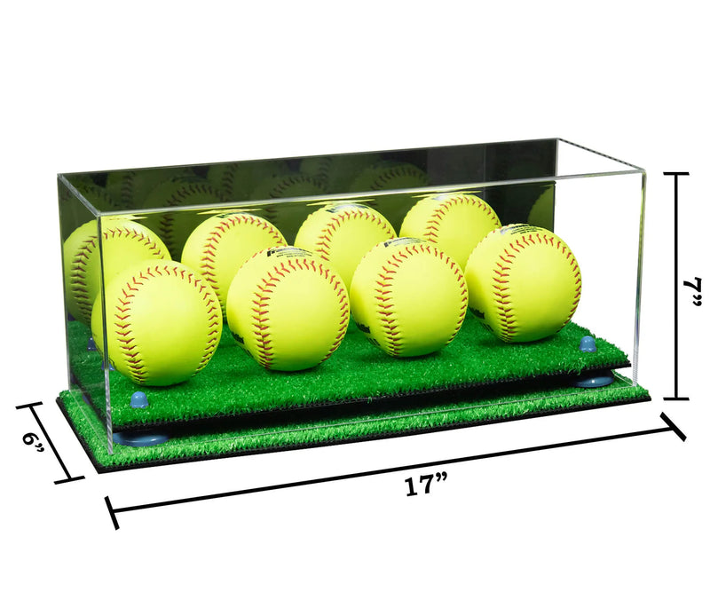 multiple softball display case for sale on Better Display Cases