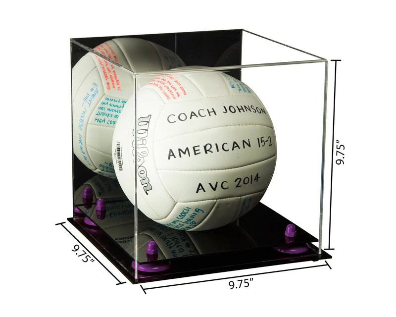 Acrylic Volleyball Display Case for sale on Better Display Cases