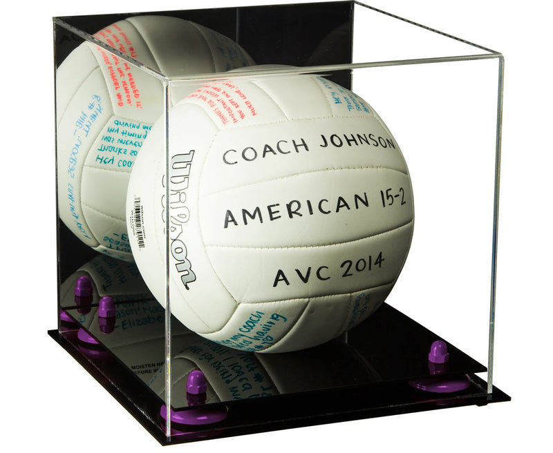 Acrylic Volleyball Display Case for sale on Better Display Cases