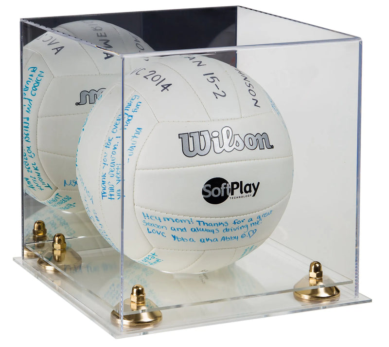 Acrylic Volleyball Display Case for sale on Better Display Cases