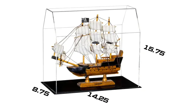 model ship display case for sale at better display cases