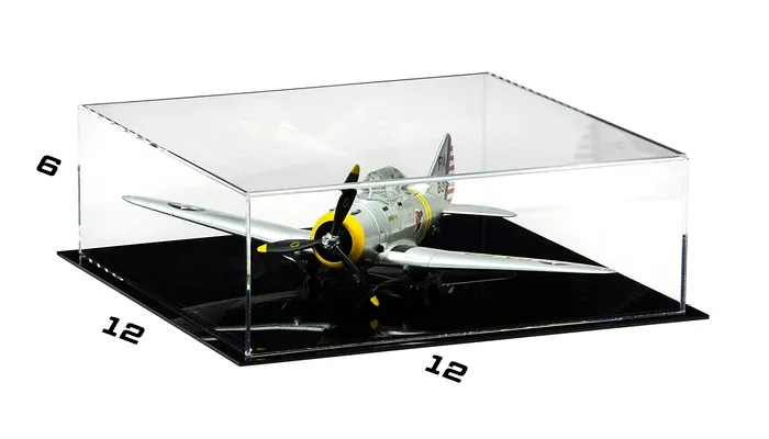 model airplane display case for sale at better display cases