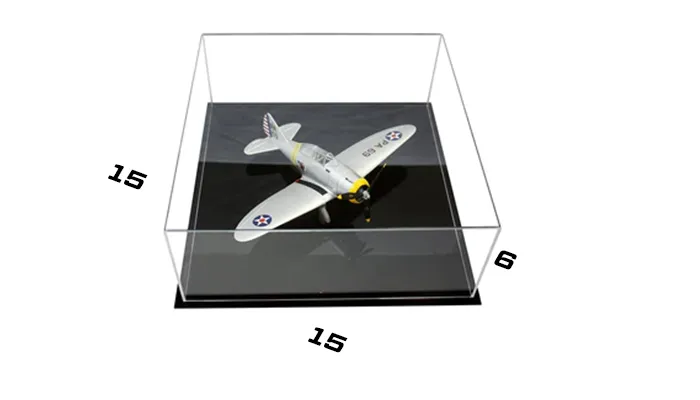 model airplane display case for sale at better display cases