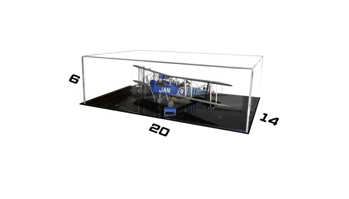 airplane, rocket, ship, train, model car display case for sale at better display cases