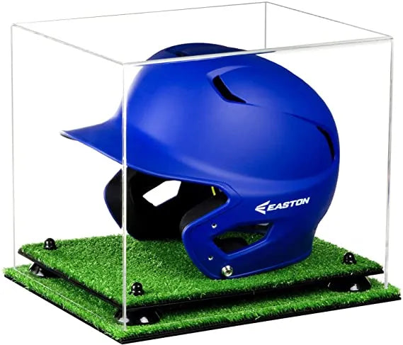 baseball batting helmet display case for sale at better display cases