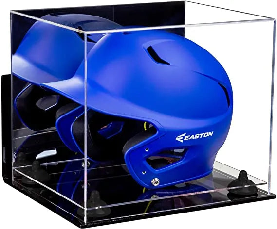 baseball batting helmet display case for sale at better display cases