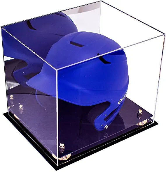 baseball batting helmet display case for sale at better display cases