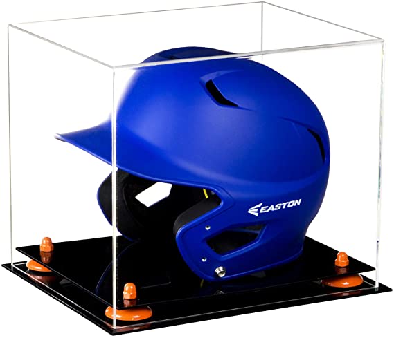 baseball batting helmet display case for sale at better display cases