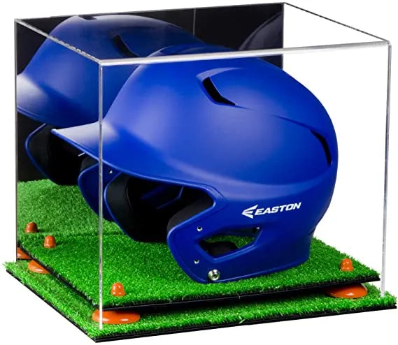 baseball batting helmet display case for sale at better display cases