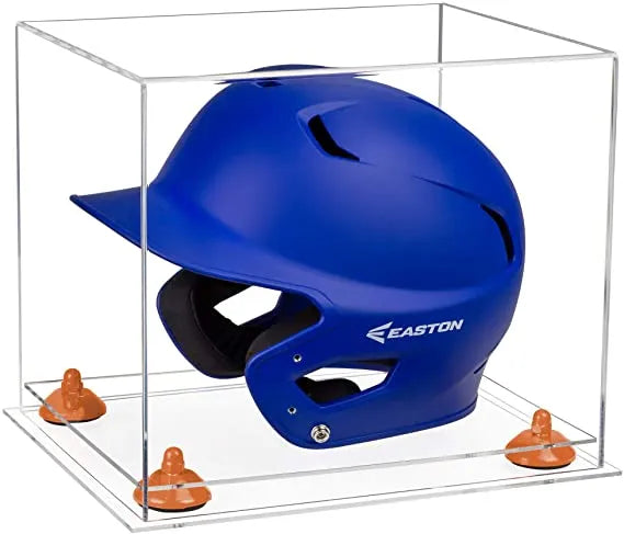 baseball batting helmet display case for sale at better display cases