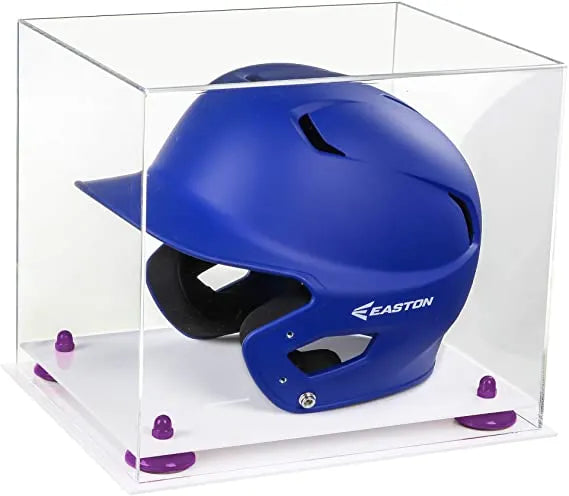 baseball batting helmet display case for sale at better display cases