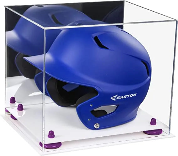 baseball batting helmet display case for sale at better display cases