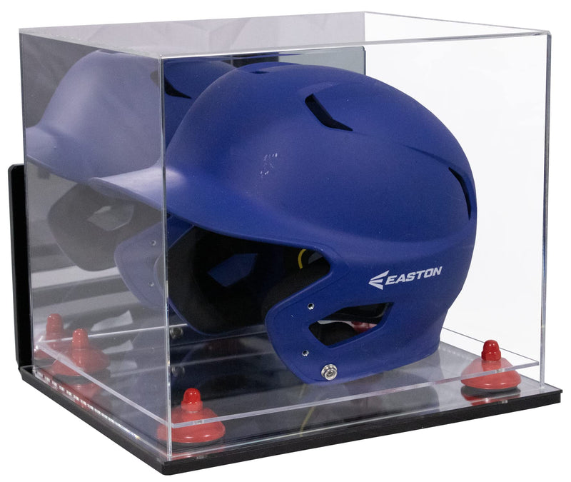 Acrylic Baseball Batting Helmet Display Case - Mirror Wall Mounts (A012/V22)