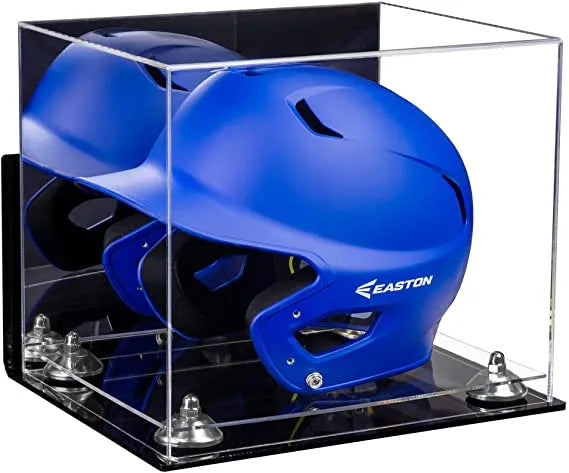 baseball batting helmet display case for sale at better display cases