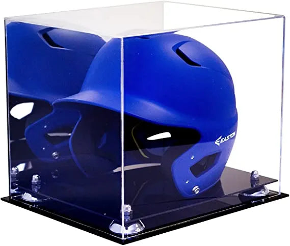 baseball batting helmet display case for sale at better display cases