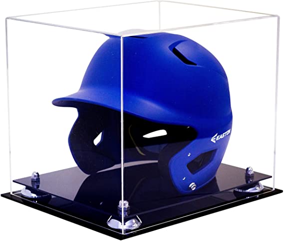 baseball batting helmet display case for sale at better display cases