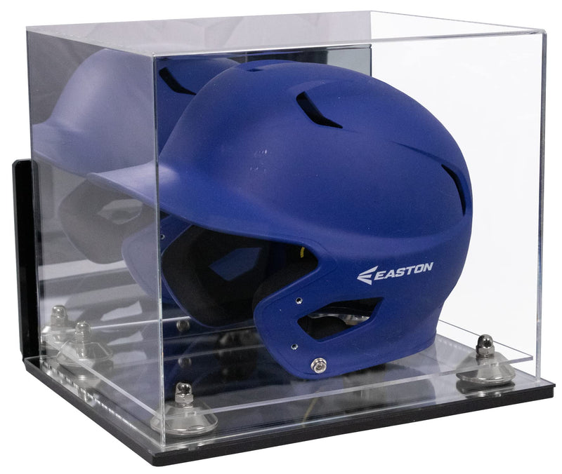 Acrylic Baseball Batting Helmet Display Case - Mirror Wall Mounts (A012/V22)