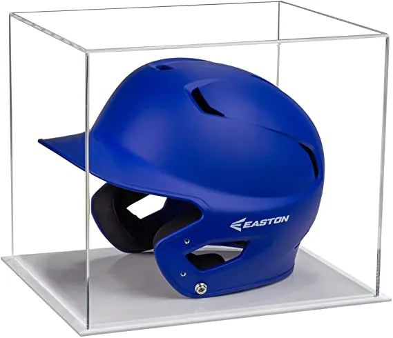 baseball batting helmet display case for sale at better display cases