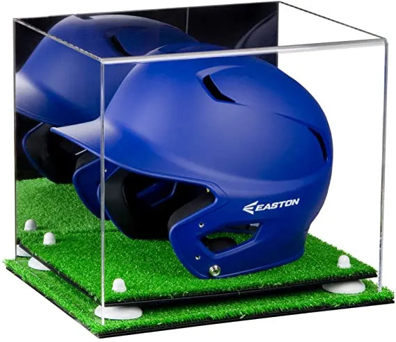 baseball batting helmet display case for sale at better display cases