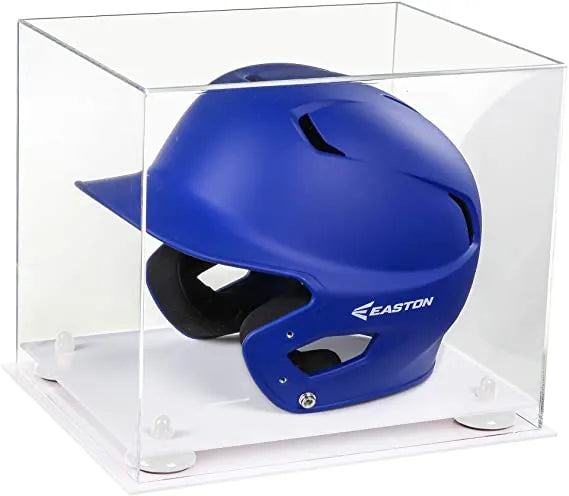 baseball batting helmet display case for sale at better display cases